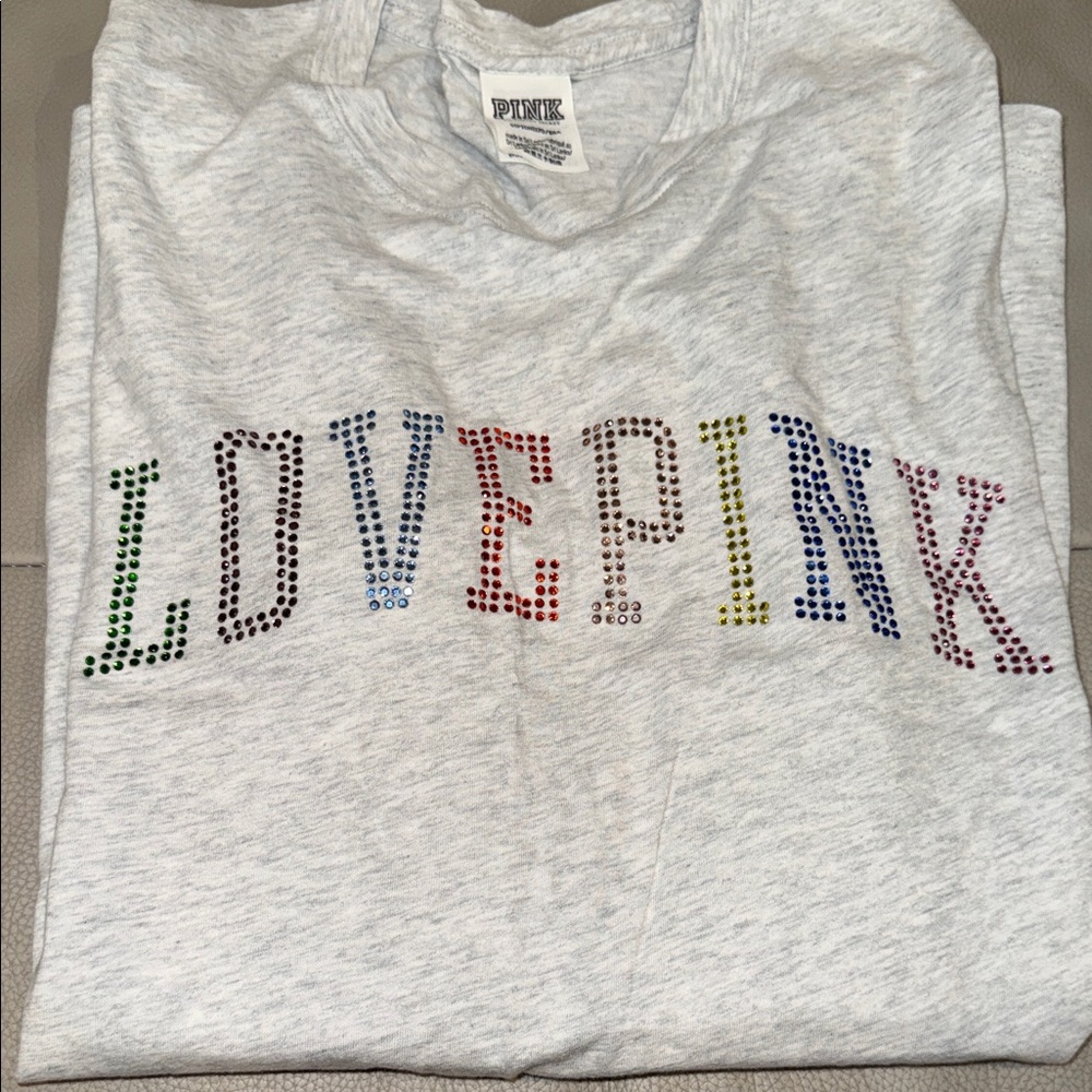 PINK Victoria's Secret Heather Gray Tee